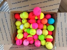114 Golf Balls Assorted Colors/Brands 5a4a3a