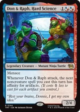 Don & Raph, Hard Science Light Play, English Magic the Gathering MTG Teenage Mut