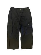 Baggy Wide Leg Black Cargo Pants Vintage 90s Street wear