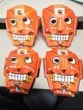 halloween mask ROBOT space monster 1950s (1 item, unused but minor damage)