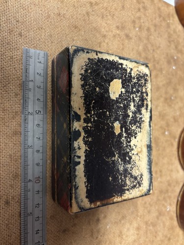 Mbeth Box Tartanware Stück Dekor Schottischer Artikel Antik Kurioses Zuhause Interesse 6 - Bild 3 von 4