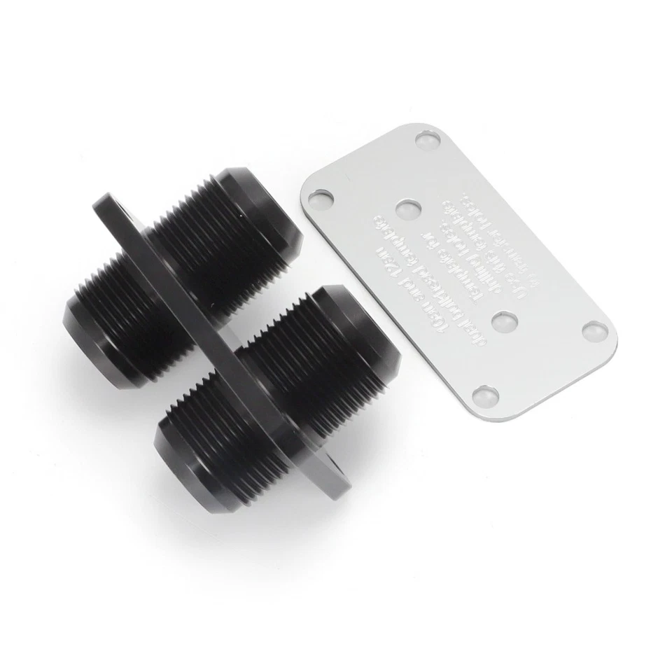 -16an Billet Bulkhead Dual Fittings. Two 16an in/out. Fuel cell, Fuel lines. - Image 4 of 4