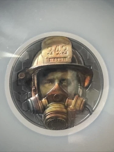 2021 Cook Islands 20 Dollars Silver Firefighter Ultra High Relief PF70 NGC *6548