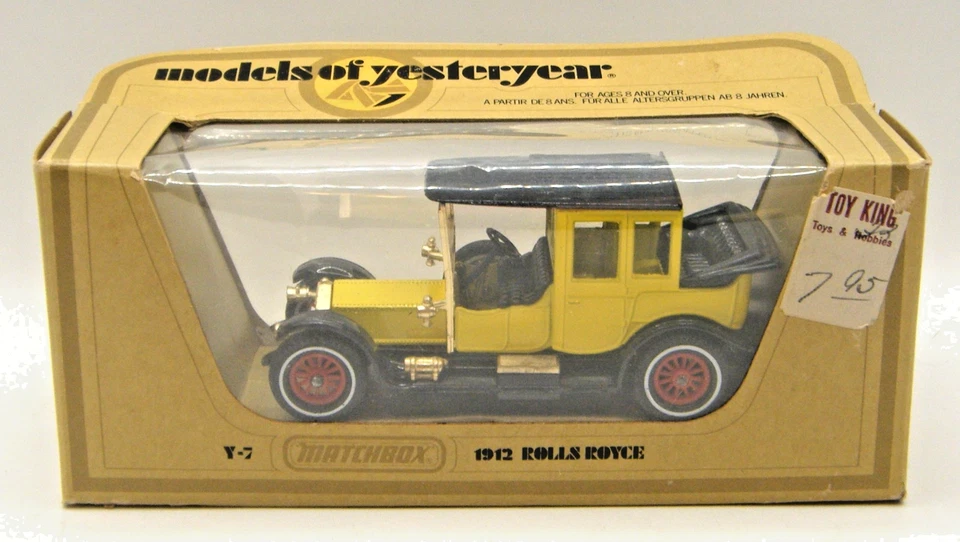 Matchbox Models of Yesteryear Lote de 2 1927 Talbot 1912 Rolls Royce Caixa Danificada - Imagem 4 de 4