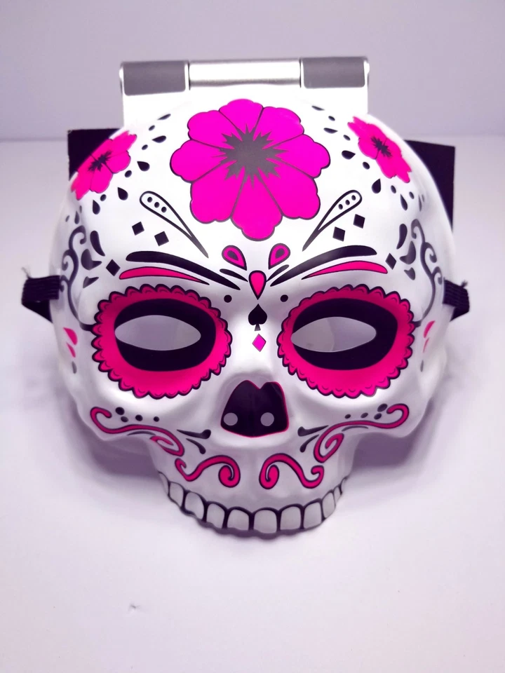 Day Of the Dead Multi Colored Female Costume Mask One Size - Image 2 of 3