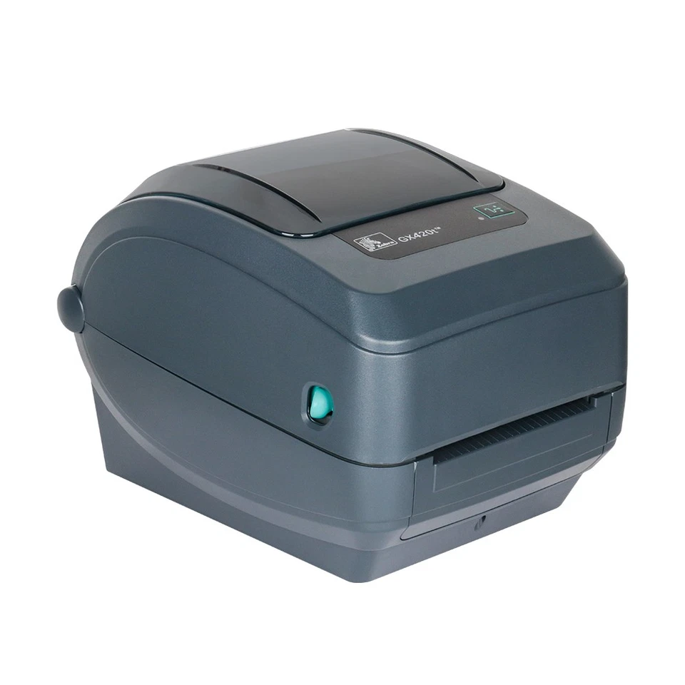 Zebra GX420t 203DPI USB Thermal Transfer Barcode Label Printer GX42-102410-000 - Image 4 of 4