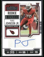 2023 Panini Contenders - Rookie Ticket Paris Johnson Jr. #151