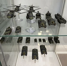 Fully painted World War III Team Yankee British Army, models and accessories