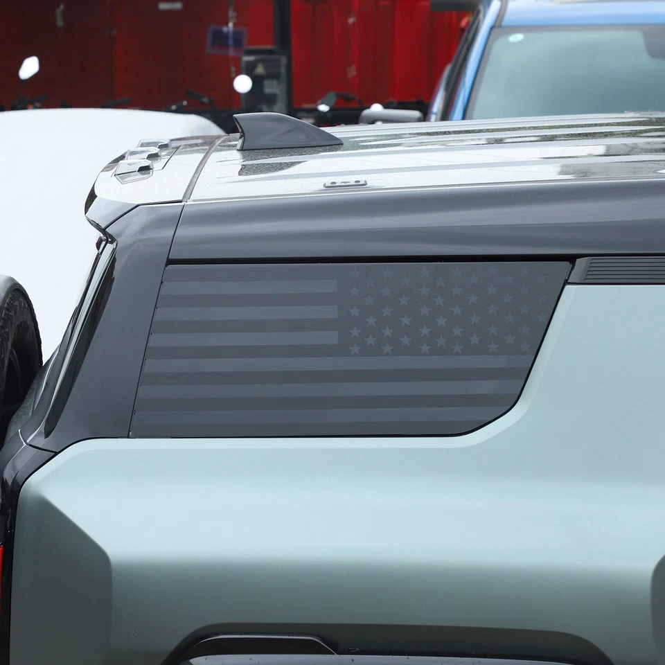 Подходит для боковых окон Hummer EV 2022-2026 годов выпуска наклейки винил матовое покрытие американский флаг - Изображение 3 из 4