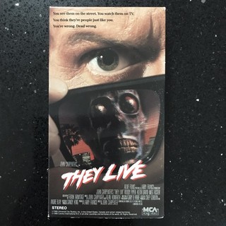 They Live used VHS NTSC Carpenter Piper