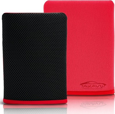 Auto Detailing Clay Mitt 1 Pack 9.7x6.3 inches, Magic Clay Bar Mitt Color: Red