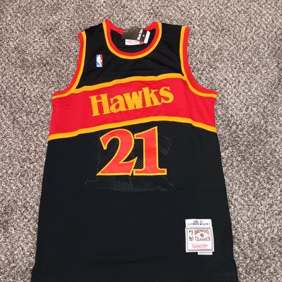 Dominique Wilkins Hawks Jersey Black Dominique Wilkins Signed