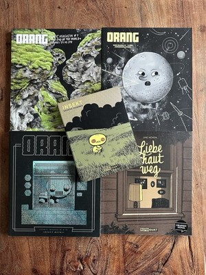 5x Reprodukt Comics / Graphic Novels   ORANG, Insekt, Liebe schaut weg