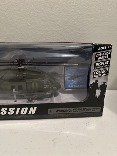 New-Ray Sky Pilot UH-60 Black Hawk elicottero pressofuso replica scala 1:60 nuovo con scatola - Foto 3 di 7
