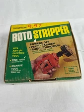 Thompson Roto Stripper Coarse Drill Attachment Tool Paint Rust Removal USA