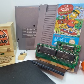 The Simpsons: Bart vs. The Space Mutants Nintendo NES Cartridge + Box - (PAL)