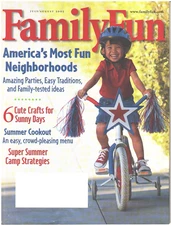 FAMILY FUN Magazine July August 2005 Sunny Day Crafts Summer Cookout Camping