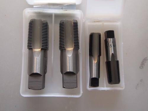 NPT GEWINDEGEWINDE GEWINDEBOHRER SET 1/4 ZOLL 1/8 ZOLL 1/2 ZOLL 3/4 ZOLL 2ER SET / NEU / UK HÄNDLER - Bild 2 von 5