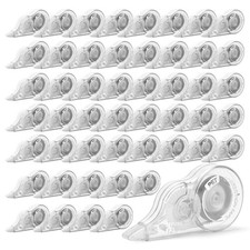 Correction Tape 39.4 Ft White Wrong Out TearResistant Bulk Clear 50 PCS
