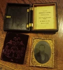 Tintype Union Case Union Case Man Hinged 1863-1869 S Peck & Co
