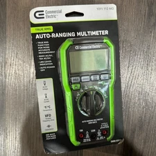 New Commercial Electric 600V True RMS Auto Ranging Digital Multimeter DMM-8301S.