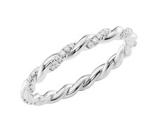 950 Platinum Engagement Ring 0.15 Carats Round Cut Lab Created Diamonds