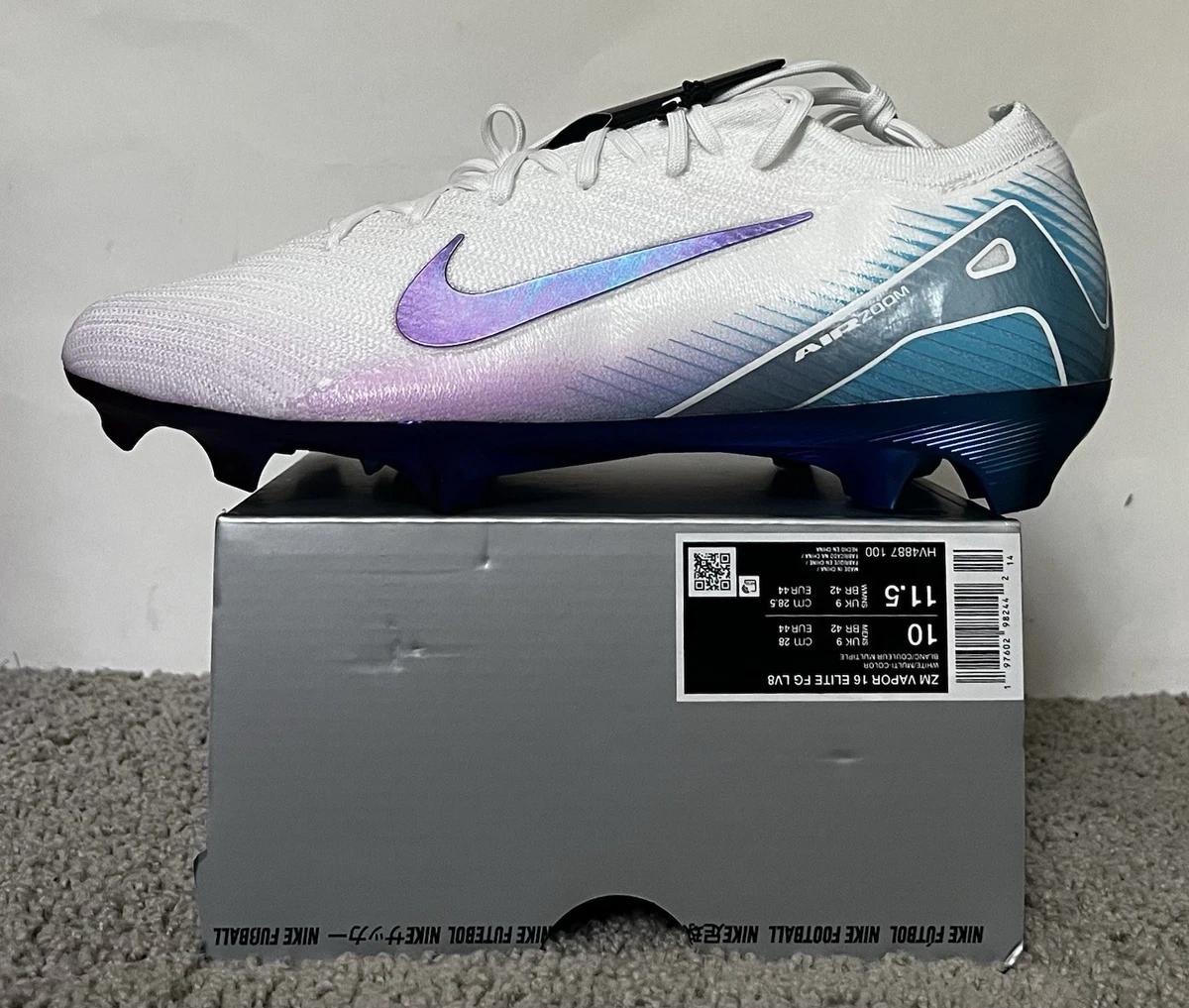 新品未使用NIKE ZM VAPOR 16 ELITE FG LV8 Nike Zoom Mercurial Vapor 16 Elite LV8 FG Chromatic Pack for Sale