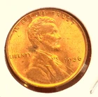 1936-P Lincoln Wheat Cent Penny GEM RED BU From an Original Bank Roll