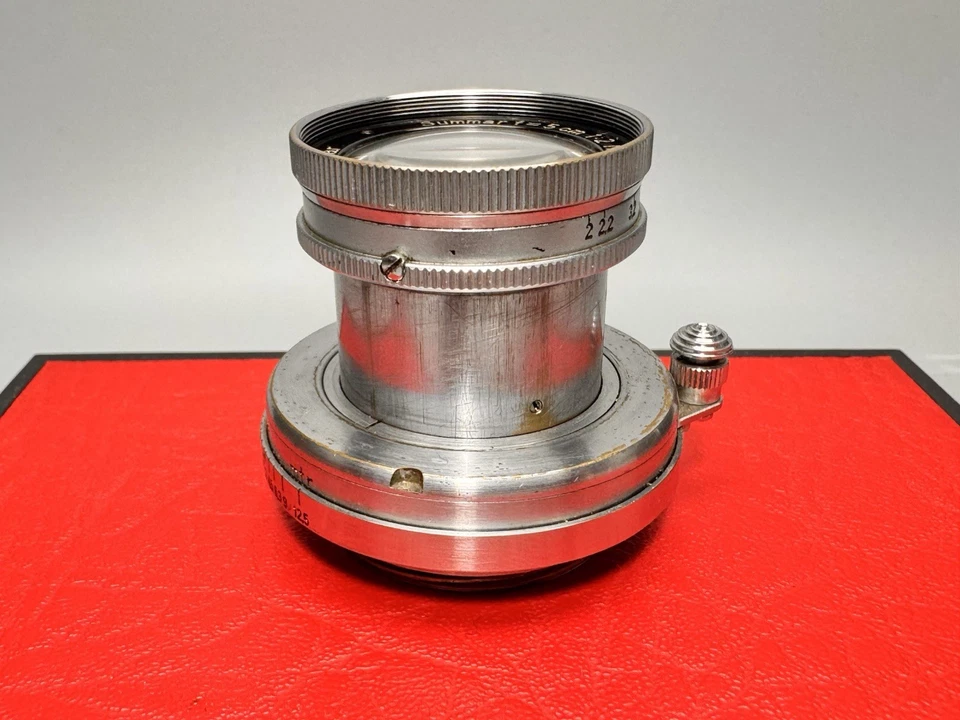 Leica Leitz Wetzlar Summar 50mm 1:2 Objektiv M39 #312182-43 - Bild 3 von 4