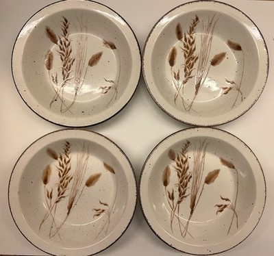 Midwinter Stonehenge WILD OATS 4x Suppenteller, tiefer Teller ca. 22cm Ø
