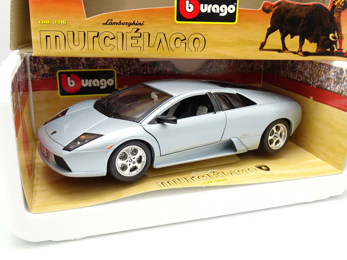 AU232 BURAGO DIAMOND 1/18 1:18 LAMBORGHINI MURCIELAGO ROADSTER REF 12070 JAUNE