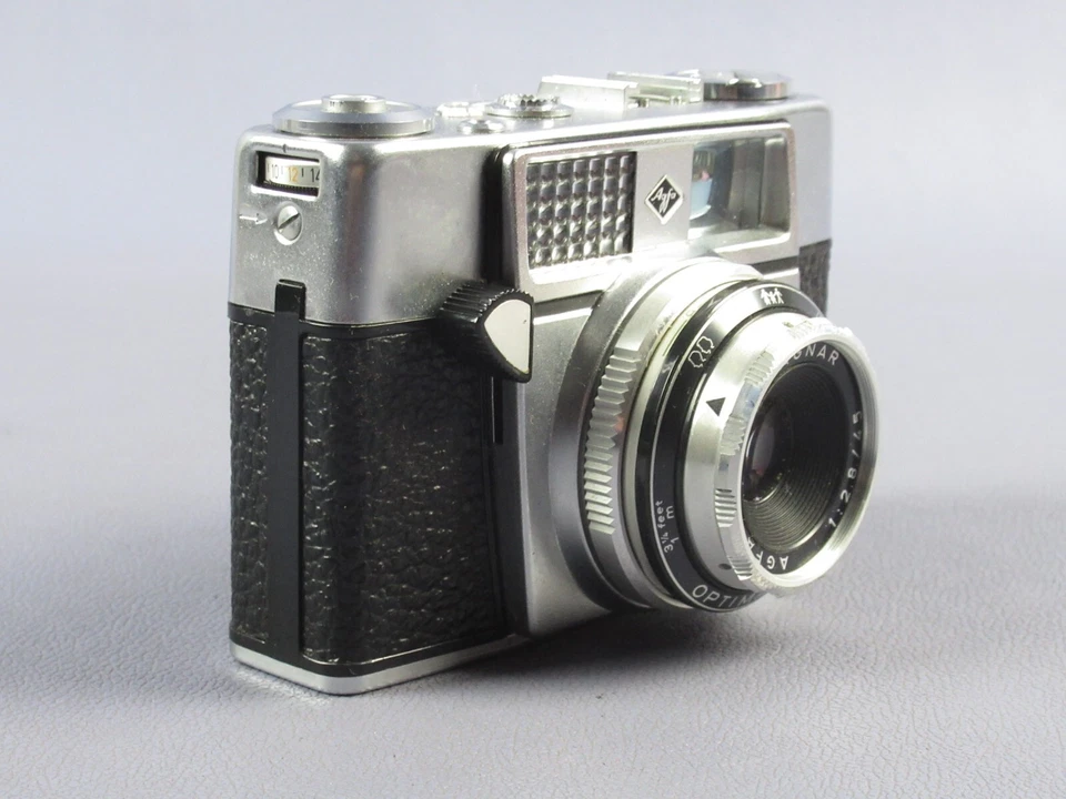 Macchina fotografica Agfa Optima I a Color Agnar 1:2.8/45 custodia pelle vintage - Image 4 of 4