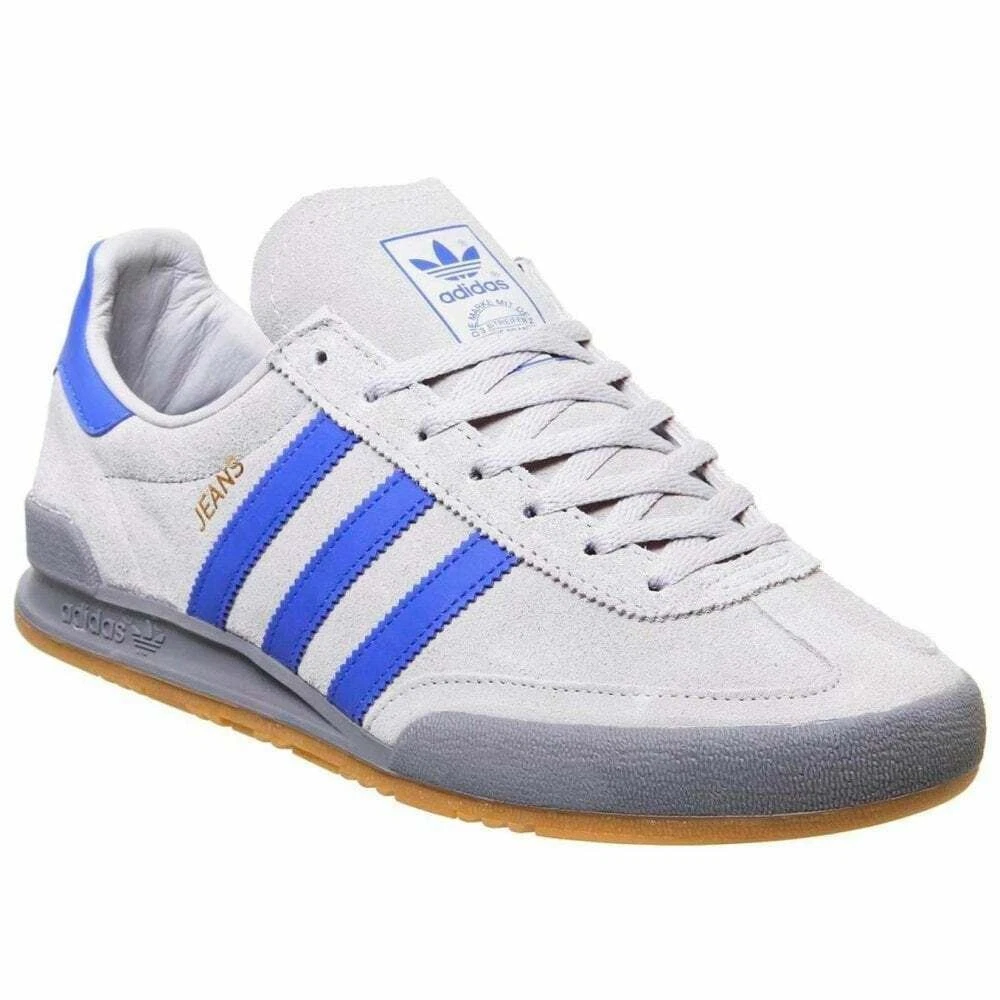 adidas original jeans trainers grey