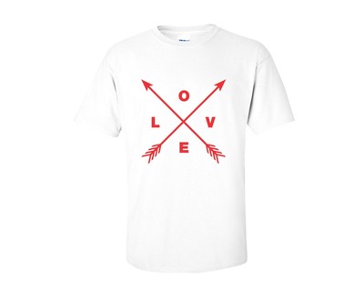 Love arrow T shirt, Love T-shirt, Valentines Day T-shirt, Love Arrow, Valentines