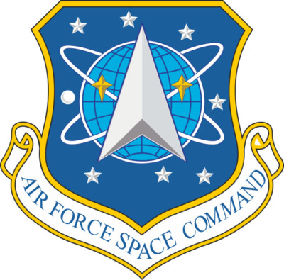 Aufkleber US Airforce Space Command Emblem Autoaufkleber  Konturschnitt