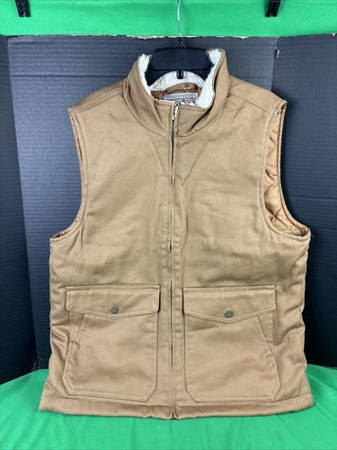 WP Weatherproof Men's Workwear Vest Size S Harvest Tan/Natural Sherpa image 3