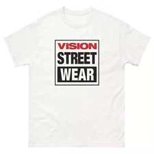 VISION STREET WEAR LOGO SHIRT Vintage Logo Look AMERICAN USA skateboarding shirt