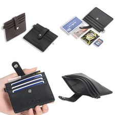 Men Wallet Leather Credit ID Card Holder Wallet Small Card Case Holder Purse US