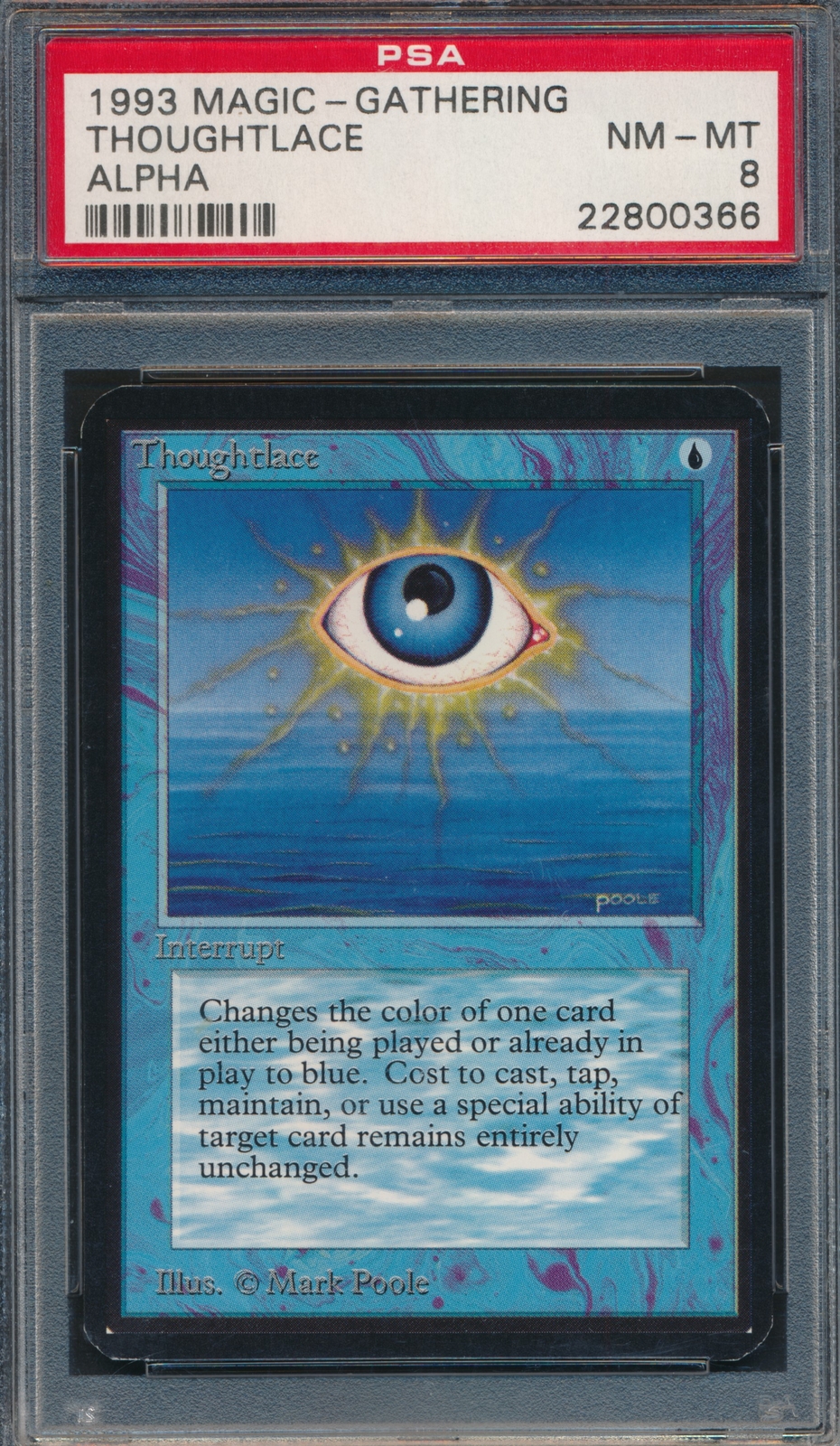 Alpha Thoughtlace PSA 8 Graded Magic MTG (0366) -magicgraders-