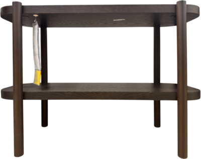 Brand New IKEA LISTERBY Dark Brown Beech Veneer Console Table