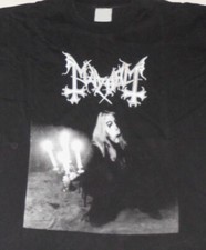 2 sided Mayhem - Dead T-Shirt, rock music, reprinted t-shirt