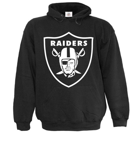 Oakland Raiders Kaptur Futbol amerykański NFL Trykot USA Super Shell Bluza z kapturem - Zdjęcie 1 z 11