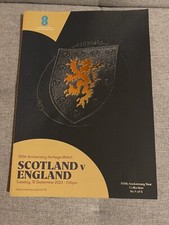 Scotland V England 150th Anniversary Celebration Match Programme 12/9/23, New