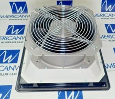 SAGINAW CONTROL SCE-N12FA1010 FILTER FAN 115V BLACK TYPE 12  12.8 X 12.8 X 6.3 N