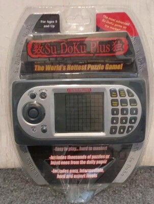 Su Doku Plus Handheld Electronic Game CL-20 New.