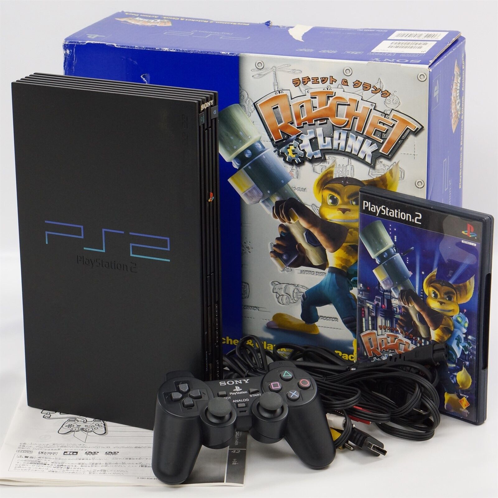 PS2 Ratchet and Clank Sony PlayStation 2 Video Game Import JAPAN #SCPS-15037