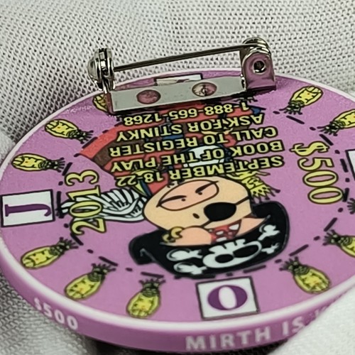Royal Order of Jesters Court 7 Cincinnati Ohio Pin ROJ Chip Button Stinky 2013 - Picture 9 of 11