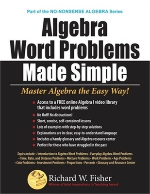 Algebra Word Problems Made Simple (Paperback or Softback)