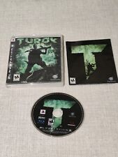 Turok PS3 (Sony PlayStation 3, 2008) Complete With Manual Tested