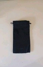Chanel Black Linen soft cloth case Eyeglasses Sunglasses Drawstring